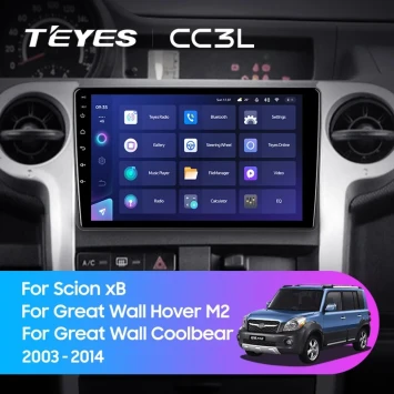 Штатная магнитола Teyes CC3L 4/64 Scion xB (2003-2007)