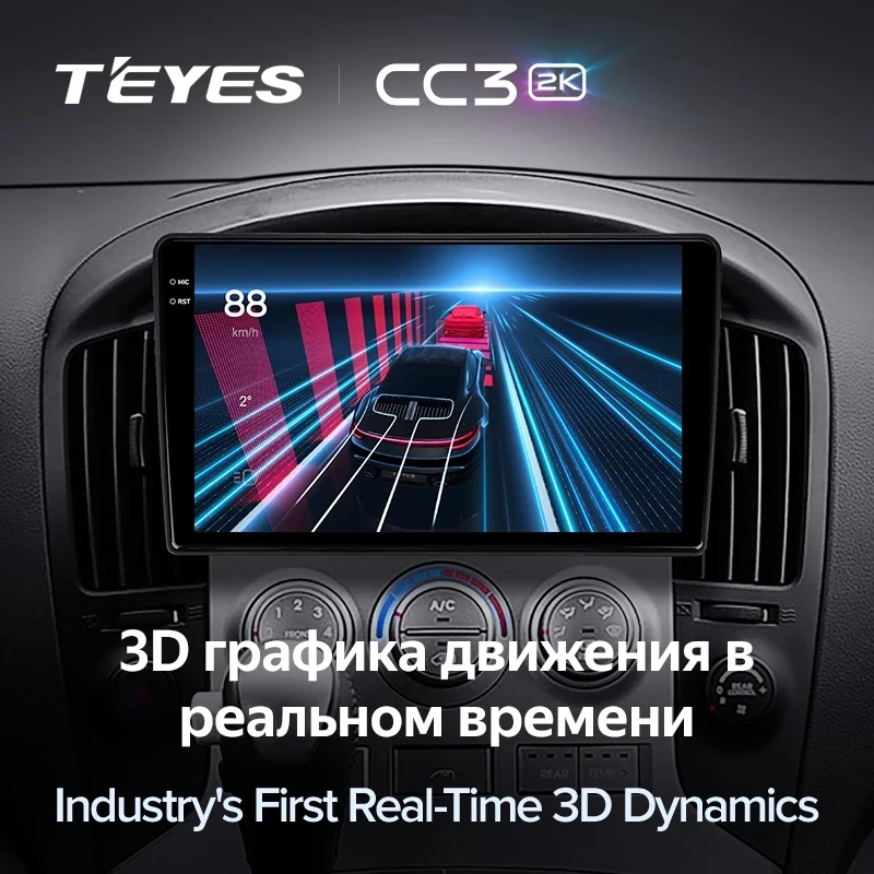 Штатная магнитола Teyes CC3 2K 4/32 Hyundai H1 TQ (2007-2015) F3