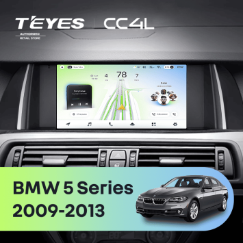 Штатная магнитола Teyes CC4L 6/64 с DTS BMW 5 Series F10 F11 CIC (2009-2013)