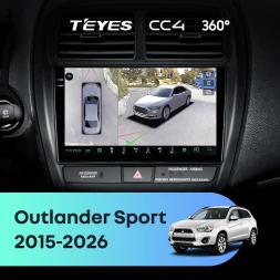 Штатная магнитола Teyes CC4 360 6/64 Mitsubishi Outlander Sport (2015-2026) Тип-A