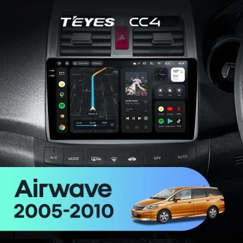 Штатная магнитола Teyes CC4 8/128 Honda Airwave GJ (2005-2010) Правый руль