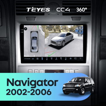 Штатная магнитола Teyes CC4 360 8/128 Lincoln Navigator (2002-2006)