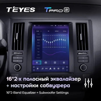 Штатная магнитола Tesla style Teyes TPRO 2 4/64 Infiniti FX35 1 (2002-2006)