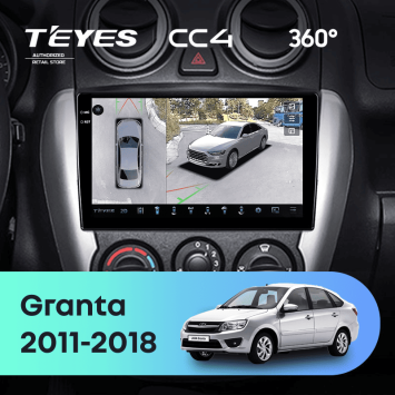 Штатная магнитола Teyes CC4 360 6/64 Lada Granta Sport (2011-2018) Тип-B