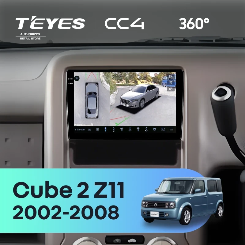 Штатная магнитола Teyes CC4 360 6/64 Nissan Cube 2 Z11 (2002-2008)