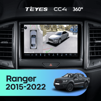 Штатная магнитола Teyes CC4 360 8/128 Ford Ranger P703 (2015-2022) Тип-B