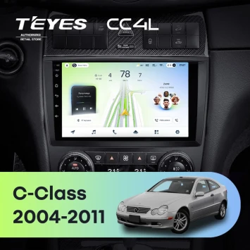 Штатная магнитола Teyes CC4L 4/64 Mercedes-Benz C-Class W203 CL203 C209 A209 (2004-2011)
