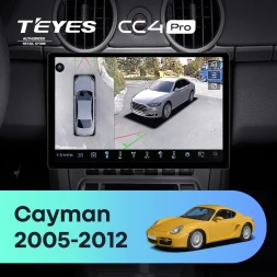 Штатная магнитола Teyes CC4 Pro 360 12/256 Porsche Cayman 987 (2005-2012) (11")
