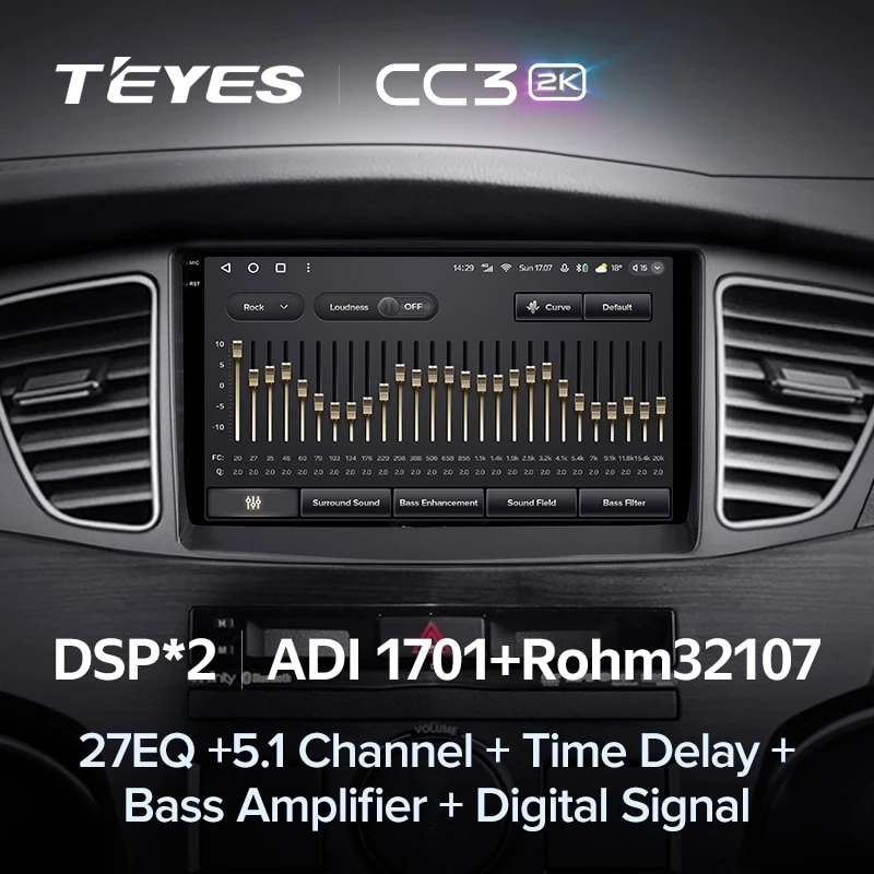 Штатная магнитола Teyes CC3 2K 4/32 Kia Cadenza K7 (2011-2012)
