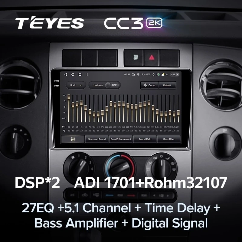 Штатная магнитола Teyes CC3 2K 4/64 Ford Expedition 3 U3242 U3542 U324 U354 (2006-2017)