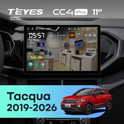 Штатная магнитола Teyes CC4 Pro 8/128 Volkswagen Tacqua (2019-2026) (11")
