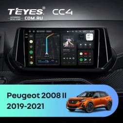Штатная магнитола Teyes CC4 8/128 Peugeot 2008 2 (2019-2021) (0din)