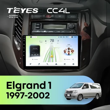 Штатная магнитола Teyes CC4L 6/64 с DTS Nissan Elgrand 1 E50 (1997-2002)