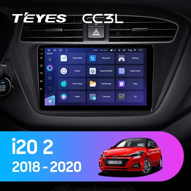 Штатная магнитола Teyes CC3L 4/32 Hyundai i20 2 GB (2018-2020)