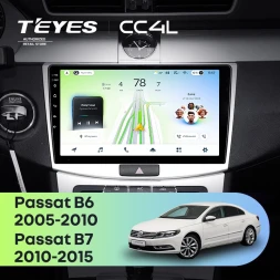 Штатная магнитола Teyes CC4L 6/64 с DTS Volkswagen Passat B7 (2010-2015)