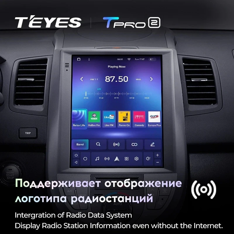 Штатная магнитола Tesla style Teyes TPRO 2 6/128 Kia Soul 1 AM (2008-2014)
