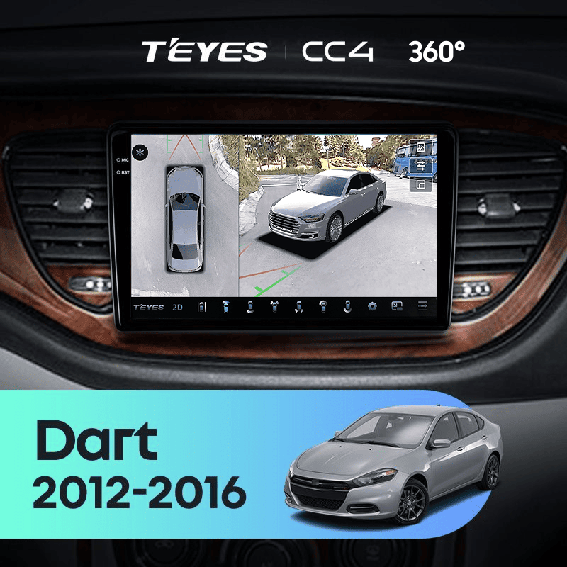 Штатная магнитола Teyes CC4 360 6/64 Dodge Dart (2012-2016)