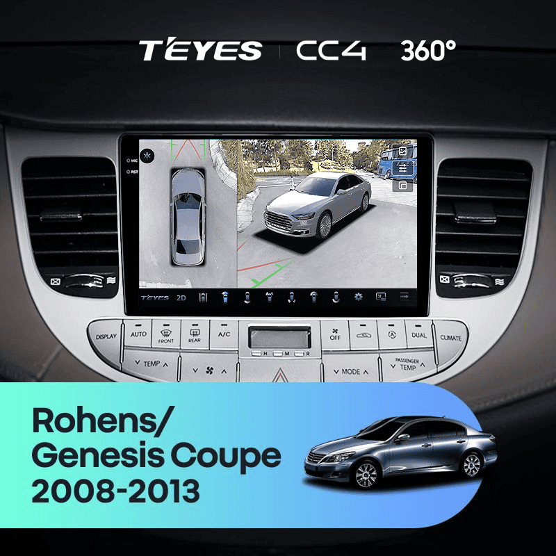 Штатная магнитола Teyes CC4 360 6/64 Hyundai Rohens Genesis (2008-2013) F1