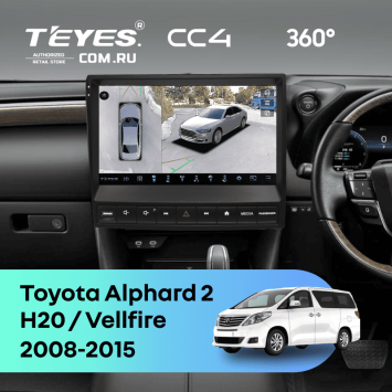 Штатная магнитола Teyes CC4 360 6/64 Toyota Alphard 2 H20 (2008-2015) F3