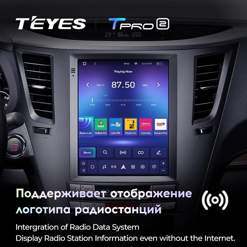 Штатная магнитола Tesla style Teyes TPRO 2 3/32 Subaru Outback 4 BR Legacy 5 (2009-2014)