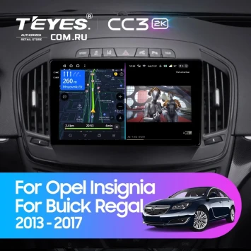 Штатная магнитола Teyes CC3 2K 4/64 Buick Regal (2013-2017) Тип-A