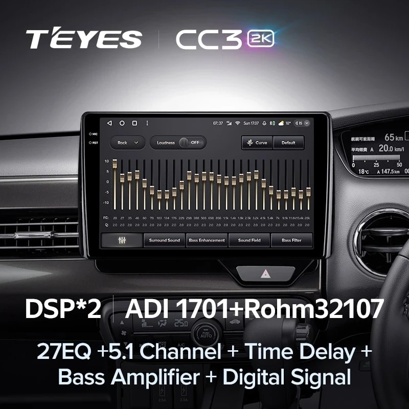 Штатная магнитола Teyes CC3 2K 6/128 Honda N-BOX 2 JF3/4 (2017-2021) Правый руль
