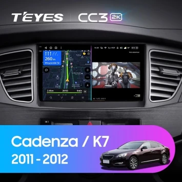 Штатная магнитола Teyes CC3 2K 4/64 Kia Cadenza K7 (2011-2012)
