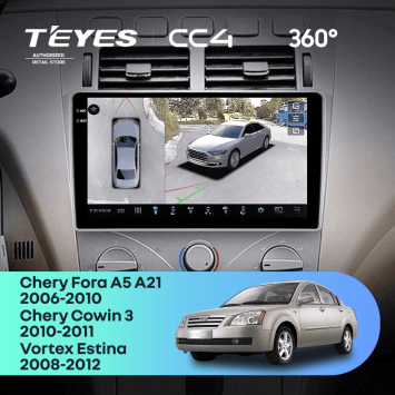 Штатная магнитола Teyes CC4 360 8/128 Vortex Estina (2008-2012)