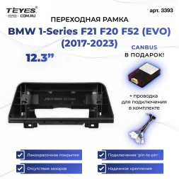 Переходная рамка BMW 1-Series F21 F20 F52 (EVO) (2017-2023) (12,3")