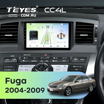 Штатная магнитола Teyes CC4L 6/64 с DTS Nissan Fuga (2004-2009) F1