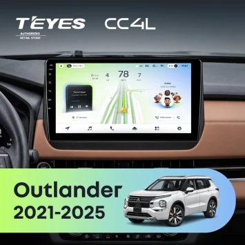 Штатная магнитола Teyes CC4L 6/64 с DTS Mitsubishi Outlander GN0W (2021-2025) F2
