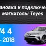 Штатная магнитола Teyes CC3 2K 4/32 Toyota RAV4 4 XA40 5 XA50 (2012-2018) Правый руль