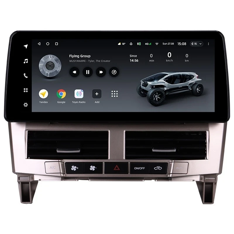 Переходная рамка Lexus RX300 RX330 RX350 RX400H II 2 (2003-2009) / Toyota Harrier XU30 II 2 (2003-2013) Тип-A (12,3")