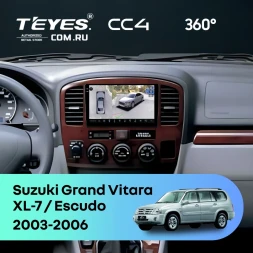 Штатная магнитола Teyes CC4 360 8/128 Suzuki Grand Vitara XL-7 (2003-2006)