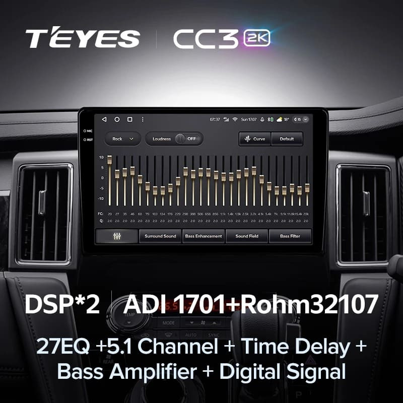 Штатная магнитола Teyes CC3 2K 6/128 Mitsubishi Delica D:5 (2018-2024)