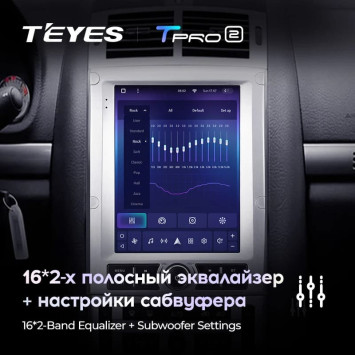 Штатная магнитола Tesla style Teyes TPRO 2 3/32 Peugeot 407 1(2004-2011)
