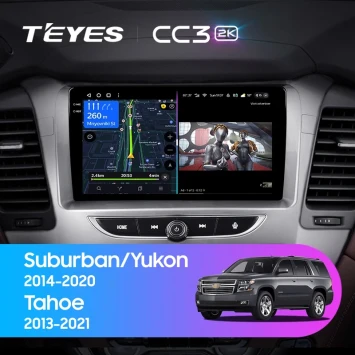 Штатная магнитола Teyes CC3 2K 360 6/128 Chevrolet Suburban GMT K2YC (2014-2020)