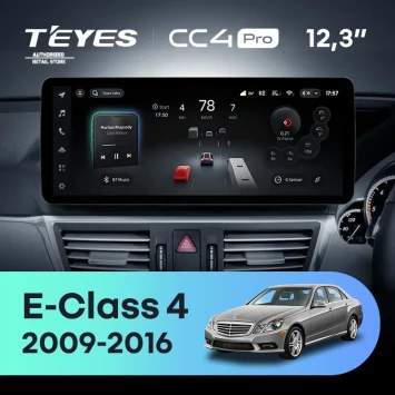 Штатная магнитола Teyes CC4 Pro 12.3" 8/128 Mercedes-Benz E-Class 4 W212 S207 A207 S212 C207 (NTG 4.0) (2009-2016) Правый руль Universal