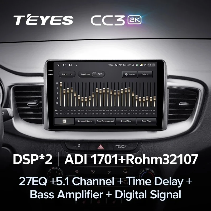 Штатная магнитола Teyes CC3 2K 360 6/128 Kia Ceed 3 CD (2018-2022)