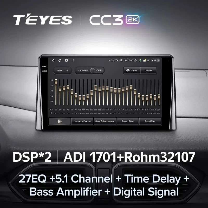 Штатная магнитола Teyes CC3 2K 6/128 Mazda CX-5 2 KF (2017-2023) F2