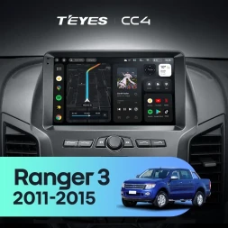 Штатная магнитола Teyes CC4 6/64 Ford Ranger 3 (2011-2015) F1