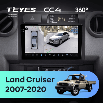 Штатная магнитола Teyes CC4 360 6/64 Toyota Land Cruiser 70 Series LC 79 (2007-2020)
