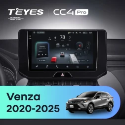Штатная магнитола Teyes CC4 Pro 8/128 Toyota Venza (2020-2026)