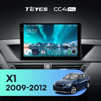 Штатная магнитола Teyes CC4 Pro 12/256 BMW X1 E84 (2009-2012) Тип-A