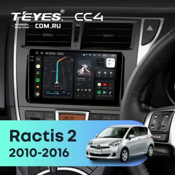Штатная магнитола Teyes CC4 6/64 Toyota Ractis 2 (2010-2016)