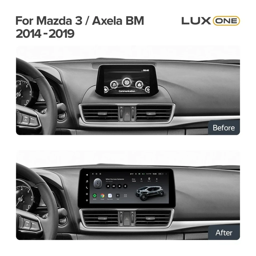 Переходная рамка Mazda 3 / Axela BM 2013-2017 Тип-B (12,3")