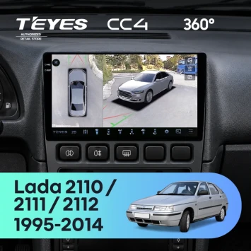 Штатная магнитола Teyes CC4 360 8/128 Lada 2112 (1995-2014)