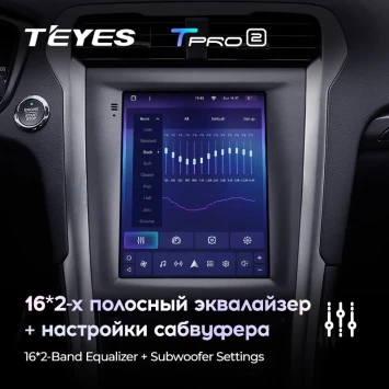 Штатная магнитола Tesla style Teyes TPRO 2 4/64 Ford Mondeo 5 (2014-2019)