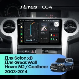 Штатная магнитола Teyes CC4 8/128 Scion xB (2003-2007)