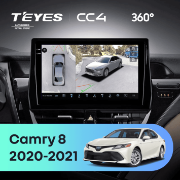 Штатная магнитола Teyes CC4 360 8/128 Toyota Camry 8 XV 70 (2020-2021)
